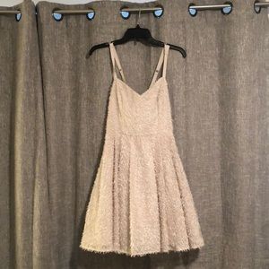 French Connection pink sparkle cocktail dress